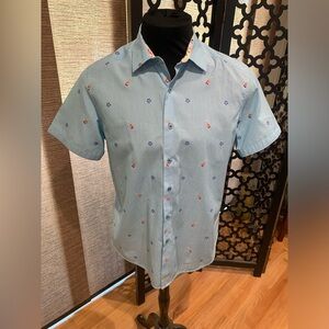 Robert Graham Short Sleeve Shirt - Sz Medium